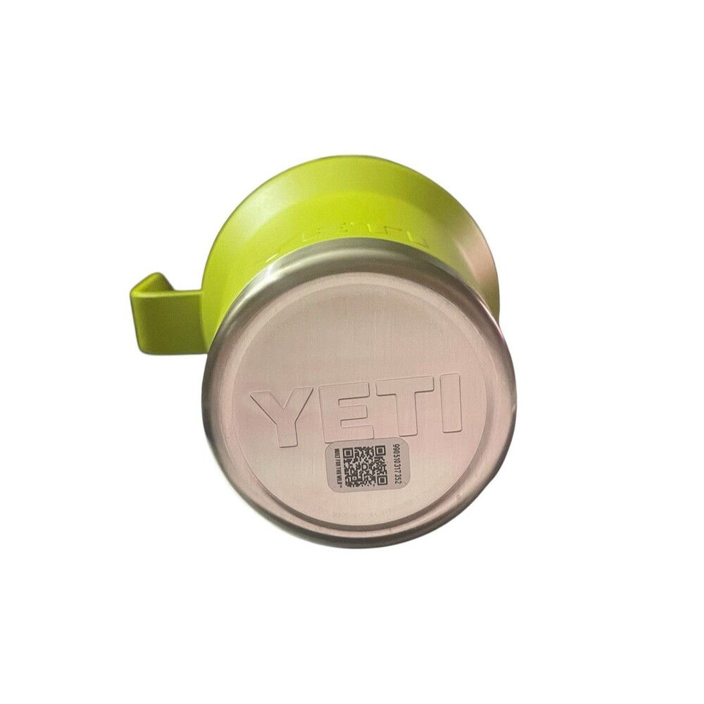 NWT YETI  Rambler 35oz Mug w/ Handle Straw Lid LIMITED EDITION Chartreuse. - Picture 5 of 5